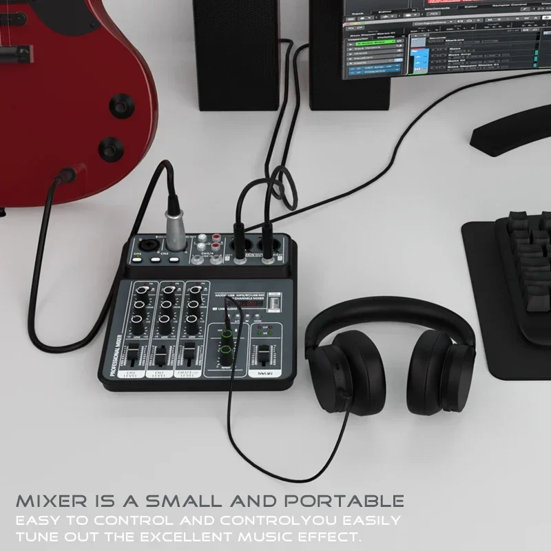 4 Kanallı Profesyonel Ses Miks - Audio Music Dj incelemesi ve fiyatı