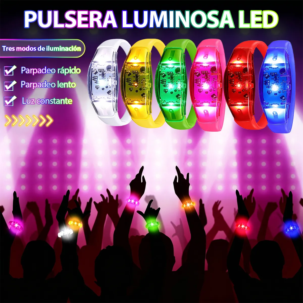 6 Adet LED Bileklik, Sesle Akt - Audio Music Dj incelemesi ve fiyatı