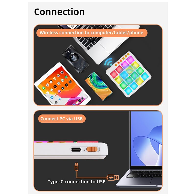 NEWABKG MIDI Pad Kontrol Cihaz - Midi Controller Pad incelemesi ve fiyatı